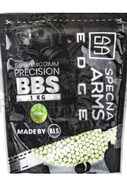 Airsoft bumbiņas - Specna Arms EDGE™ Precision Biodegradable Tracer BBs 0.25g - 1kg - Green