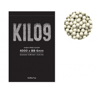 Airsoft bumbiņas - Airsoft BB Precision 6mm - 0.25g - 4000rd - 1kg - White