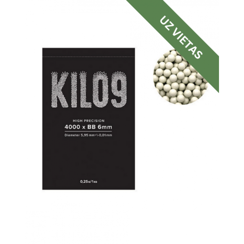 Airsoft bumbiņas - Airsoft BB Precision 6mm - 0.25g - 4000rd - 1kg - White