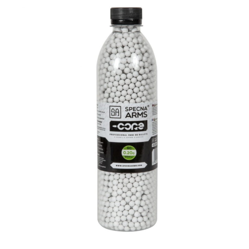 Airsoft bumbiņas - Specna Arms Core ™ Biodegradable BB's 0.20g - 3000 pcs - White
