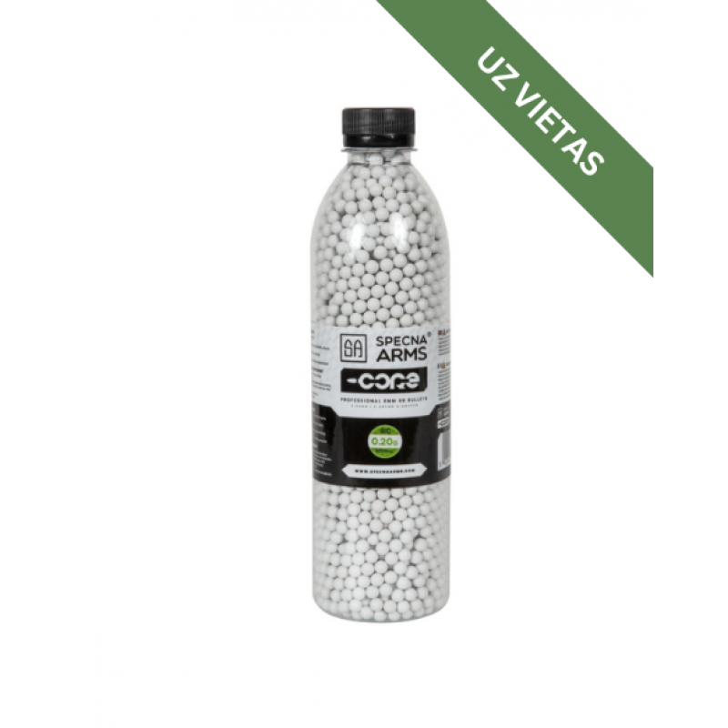 Airsoft bumbiņas - Specna Arms Core ™ Biodegradable BB's 0.20g - 3000 pcs - White