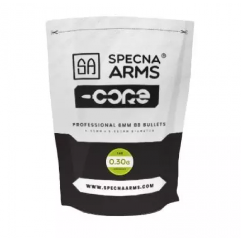 Airsoft bumbiņas - Specna Arms Core ™ Biodegradable BB's 0.30g - 1 kg- White