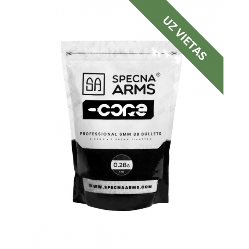 Airsoft bubiņas - Specna Arms Core ™ BBs 0.28g - 1kg - White