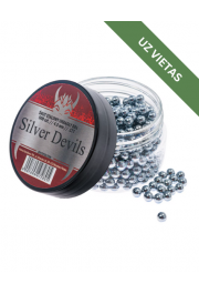 Pneimatisko ieroču munīcija - Silver Devils Steel BB's 4,5 mm - 0.35g 500 pcs - Tērauda BBs bumbiņas - Gaisa lodītes