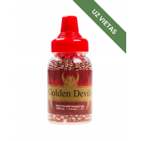 Pneimatisko ieroču munīcija - Golden Devils Steel BB's 4,5 mm - 0.35g 1500 pcs - Tērauda BBs bumbiņas - Gaisa lodītes