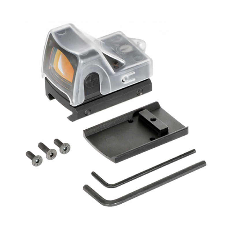 Airsoft tēmeklis - Kolimatora tēmeklis - Sarkanā punkta tēmeklis - Mini Pistol/ Carabine Red-Dot Sight - Black