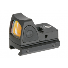 Airsoft tēmeklis - Kolimatora tēmeklis - Sarkanā punkta tēmeklis - Mini Pistol/ Carabine Red-Dot Sight - Black