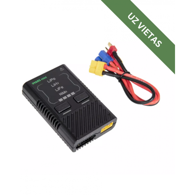 Airsoft bateriju lādētājs - Gens Ace IMARS mini G-Tech USB-C 2-4S / GEA60WE2 - Smart Charger - DEANS - ar balansētāju