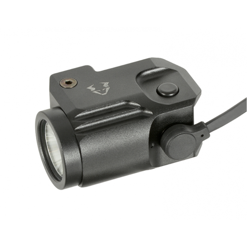 Lukturis ar stipriājumu uz ieroča - Compact Pistol Flashlight Vaide Scrapper - Black 