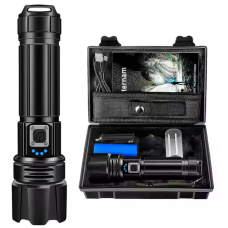 Taktiskais LED lukturis - 10000 Lumen High Power Waterproof Flash Light - Black