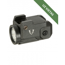 Lukturis ar stipriājumu uz ieroča - Compact Pistol Flashlight Vaide Scrapper - Black 
