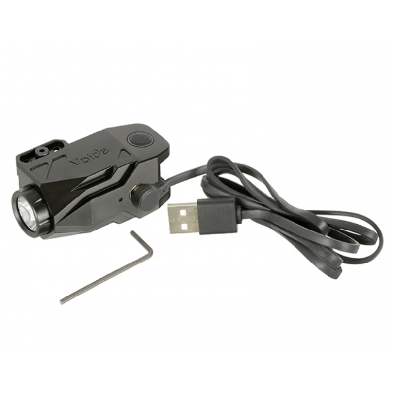 Lukturis ar stipriājumu uz ieroča - Pistol Flashlight Vaide Scrapper - Black 
