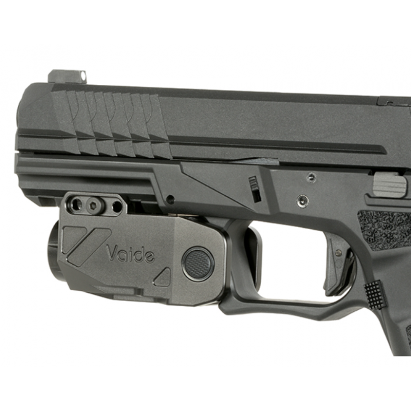 Lukturis ar stipriājumu uz ieroča - Pistol Flashlight Vaide Scrapper - Black 