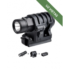 Ķiveres lukturītis ar stiprinājuma adapteri - EDC LED Tactical FAST Helmet Flashlight - Black