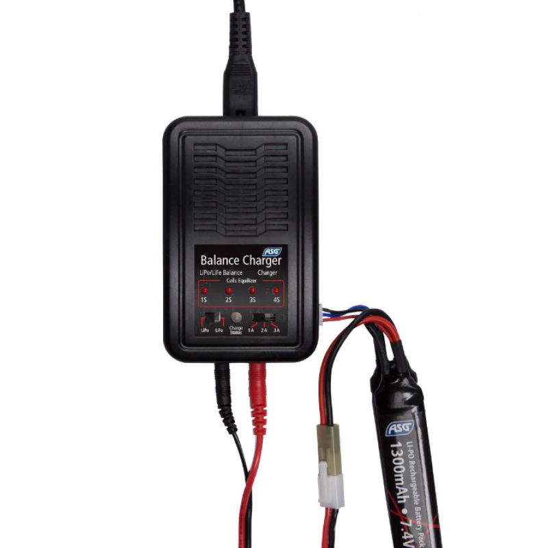 Airsoft bateriju lādētājs - ASG Auto-Stop Balance Charger