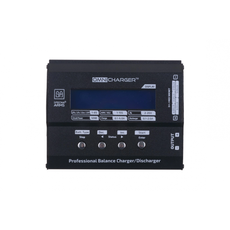 Gudrais lādētājs - OmniCharger Microprocessor Charger w/ Power Supply - LiIon, LiPo, LiFe, Ni-Cd, Ni-MH - ar balansētāju