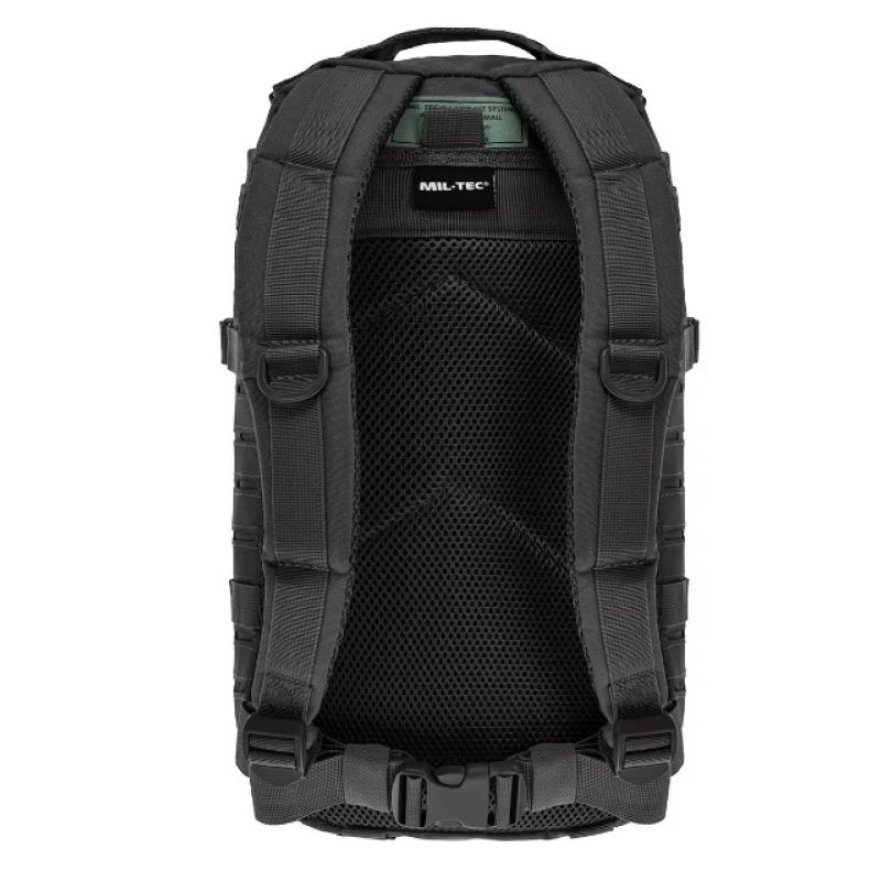 Mugursoma - Assault Pack Laser Cut Small 20 l backpack - Black