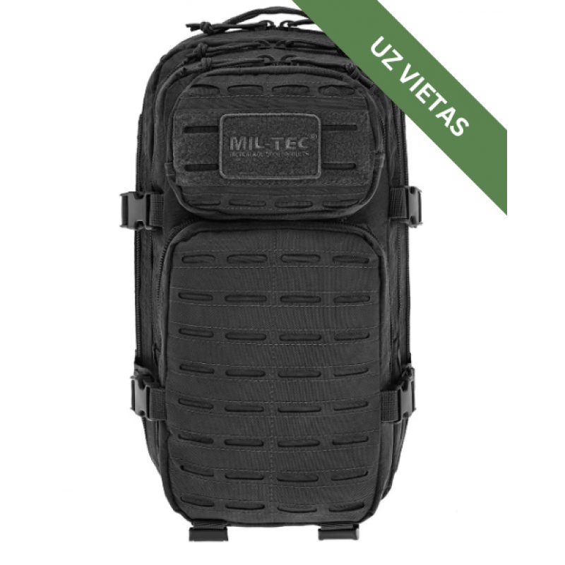 Mugursoma - Assault Pack Laser Cut Small 20 l backpack - Black