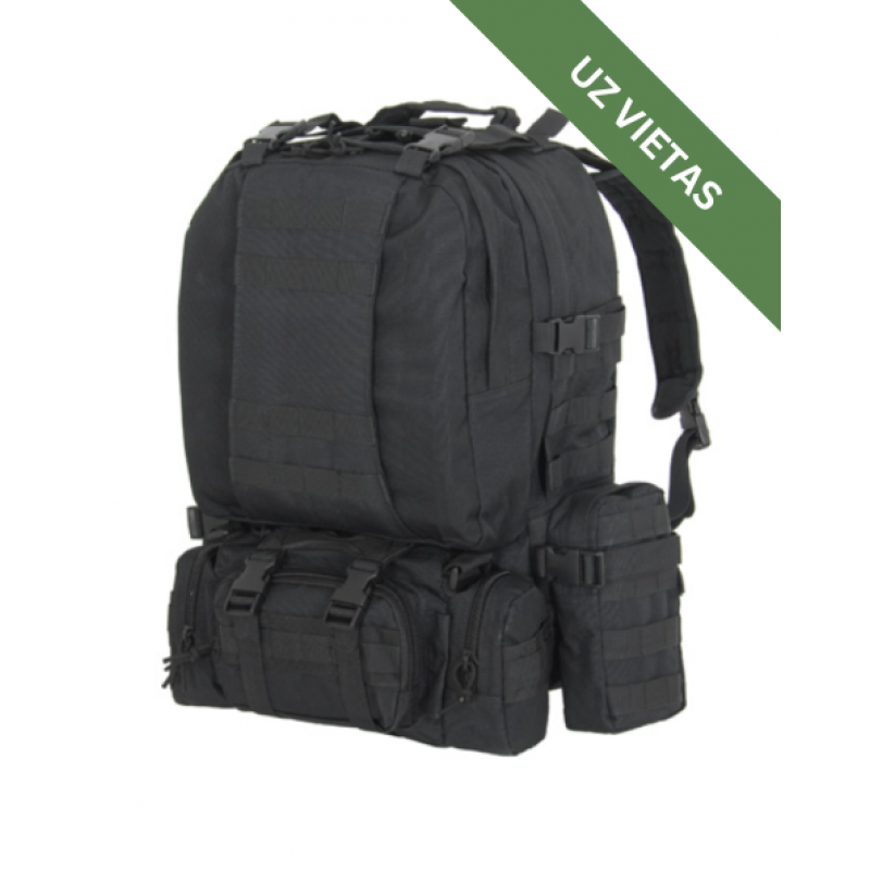 Mugursoma - 8FIELDS 3-Day Assault Pack - 36L Black
