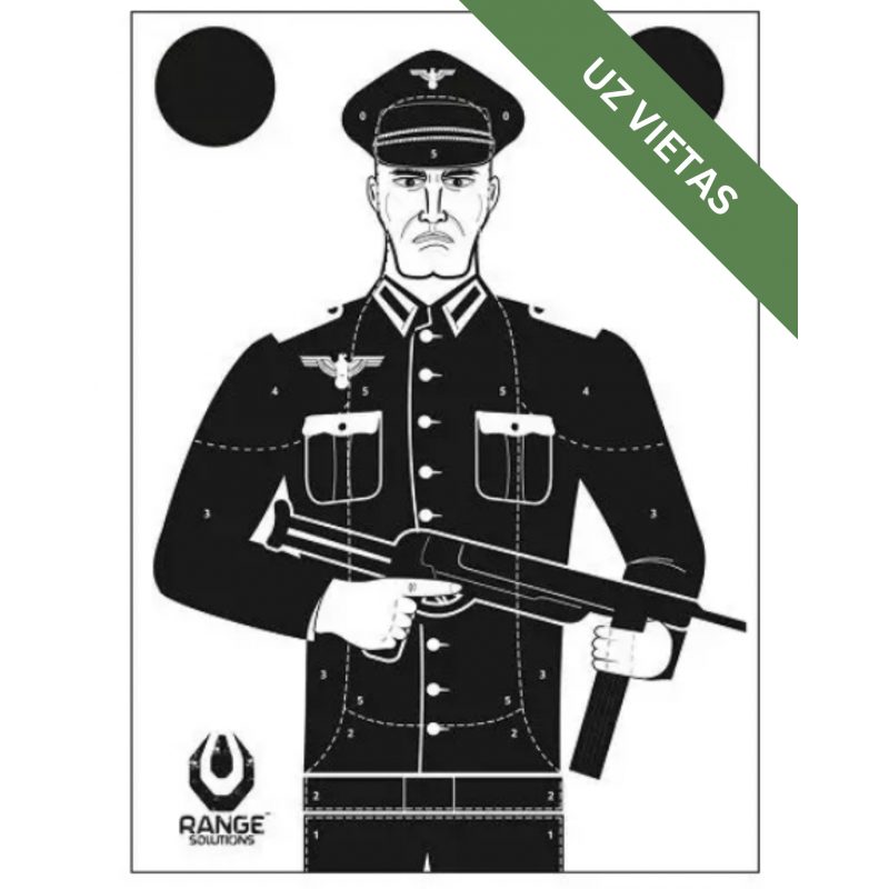 Mērķis - Range Solutions Practice Target - 50 pcs