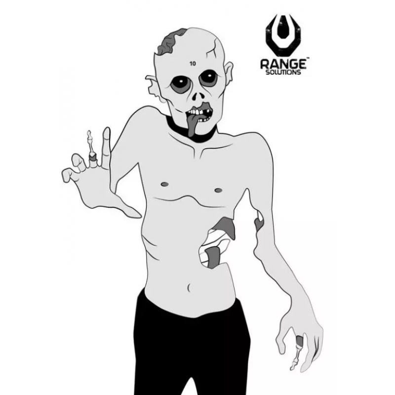 Mērķis - Range Solutions “Zombie” Shooting Targets - 50 pcs