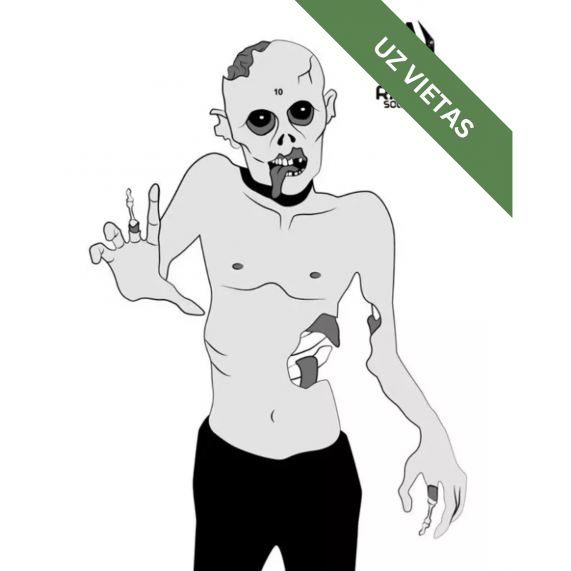 Mērķis - Range Solutions “Zombie” Shooting Targets - 50 pcs