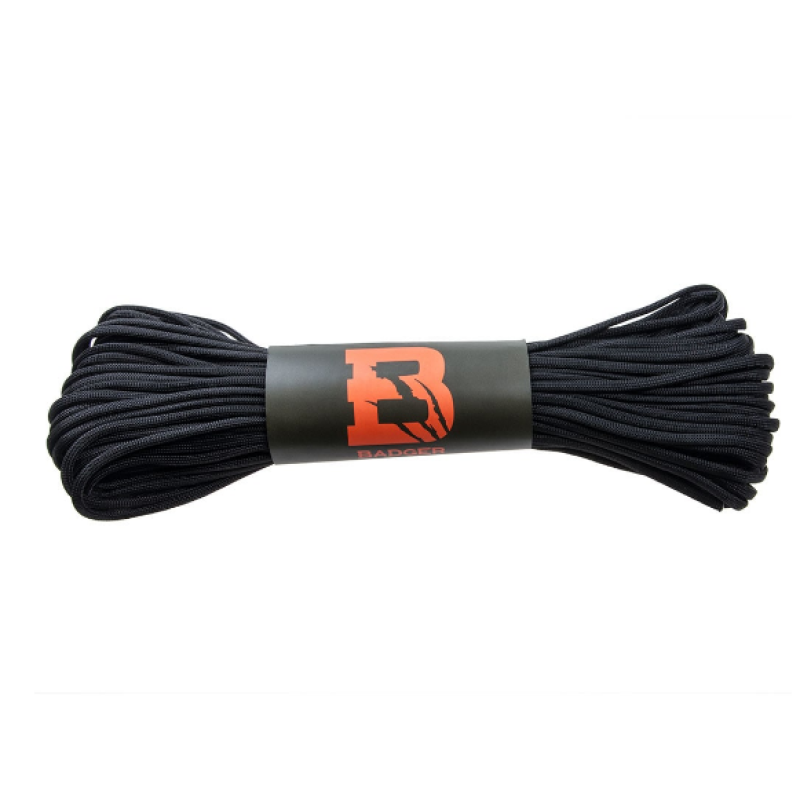 Virve - Badger Outdoor Paracord 550 30m - Black