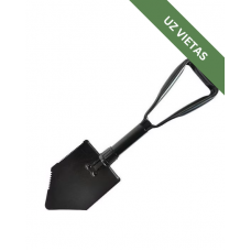 Salokāma lāpsta - Mil-Tec US Type folding shovel with cover - Black