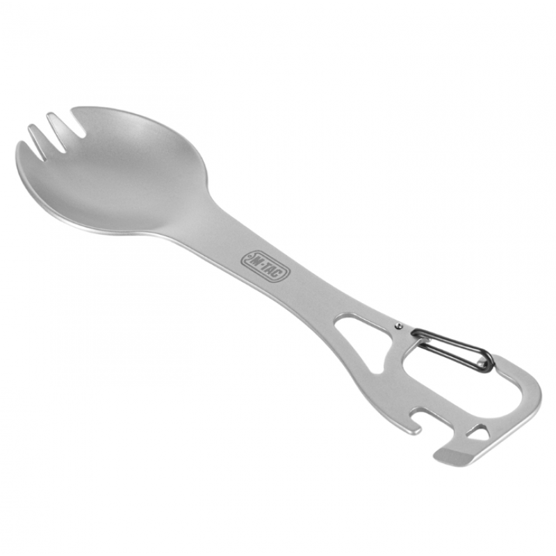 Galda piederumu komplekts - M-Tac M-Tac Spork Cutlery set with a Carabiner