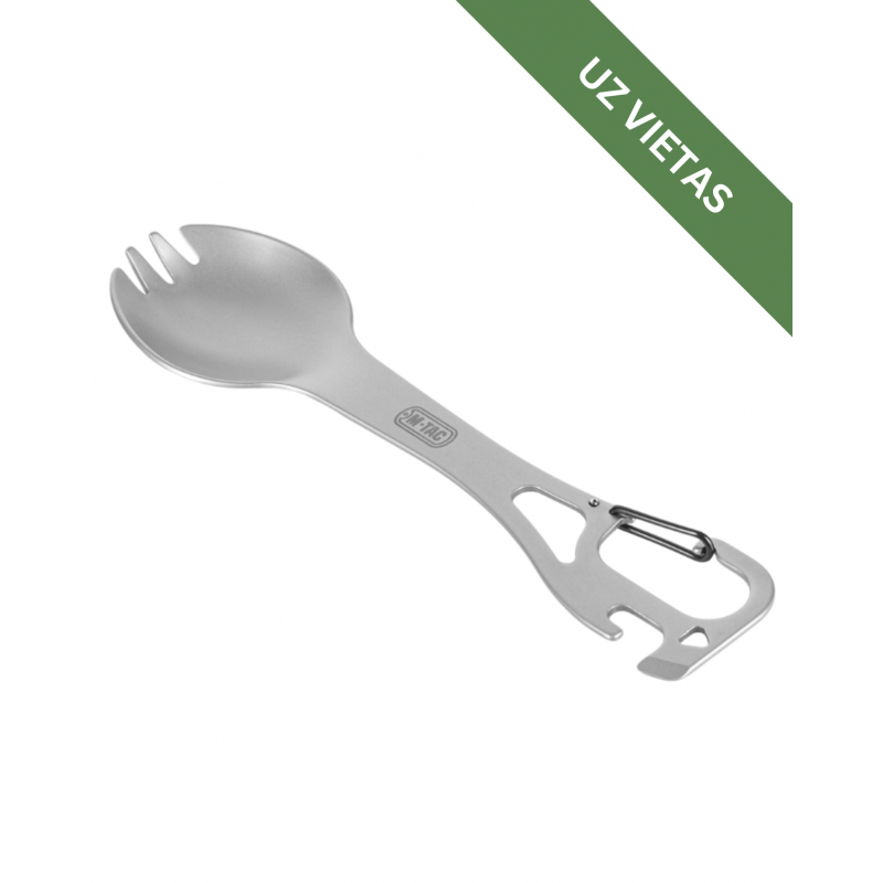 Galda piederumu komplekts - M-Tac M-Tac Spork Cutlery set with a Carabiner