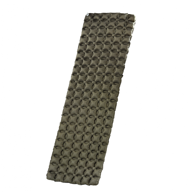 Tūrisma paklājiņš, matracis - piepūšams - inflatable sleeping pad 195x60 - Olive