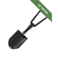 Salokāma lāpsta - Mil-Tec type Gen. II folding shovel with cover - Black