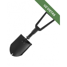 Salokāma lāpsta - Mil-Tec type Gen. II folding shovel with cover - Black