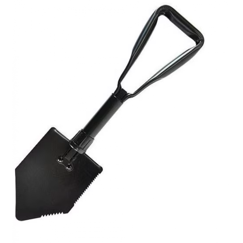 Salokāma lāpsta - Mil-Tec US Type folding shovel with cover - Black