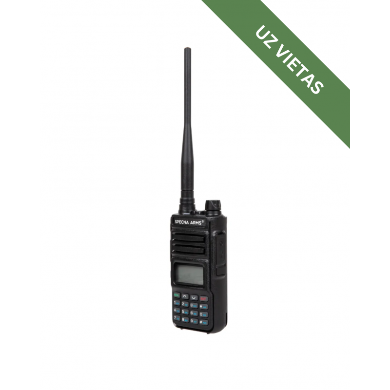 Rācija - Manual Dual Band Shortie-13 Radio - (VHF/UHF)