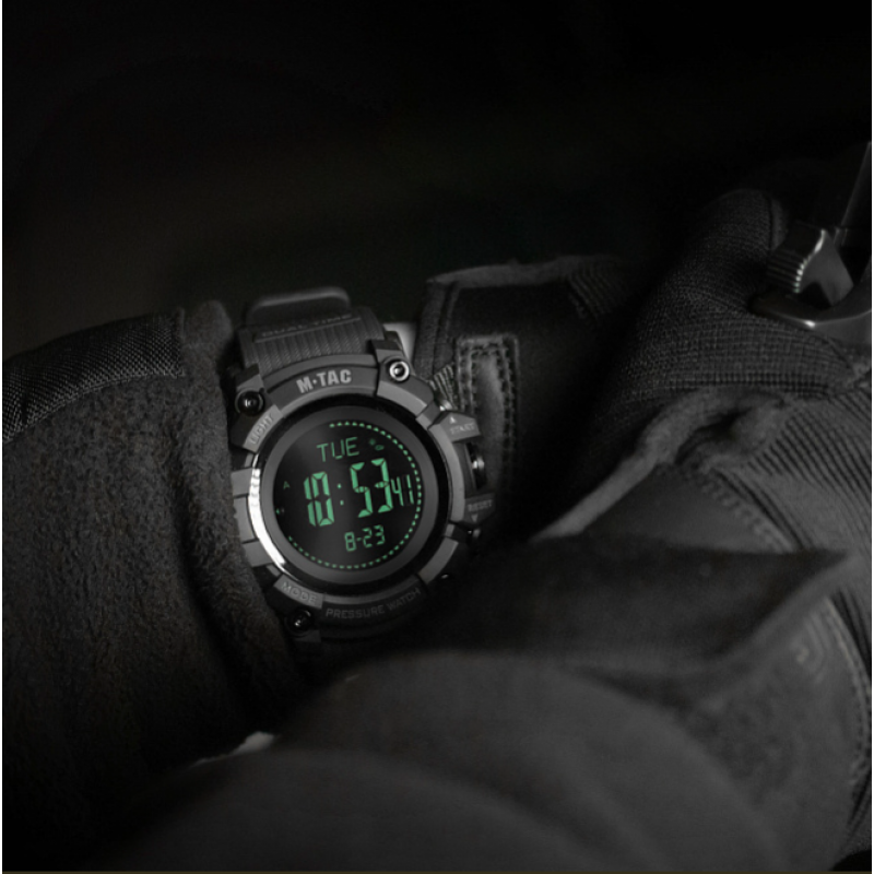 Taktiskais rokaspulkstenis - Watch - Tactical - Adventure - Black