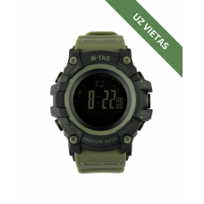 Taktiskais rokaspulkstenis - Watch - Tactical - Adventure - Black/Olive