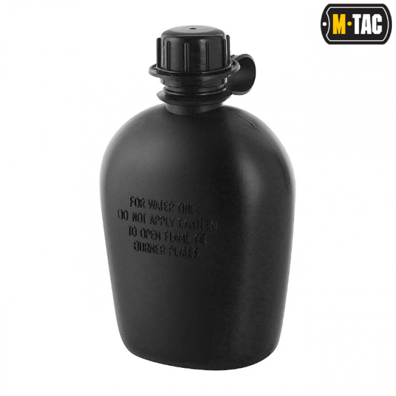 Atkārtoti uzpildāma ūdens pudele - M-Tac water bottle 1 L - Black