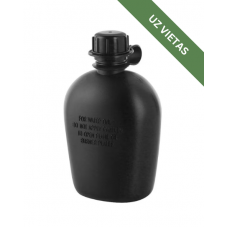 Atkārtoti uzpildāma ūdens pudele - M-Tac water bottle 1 L - Black