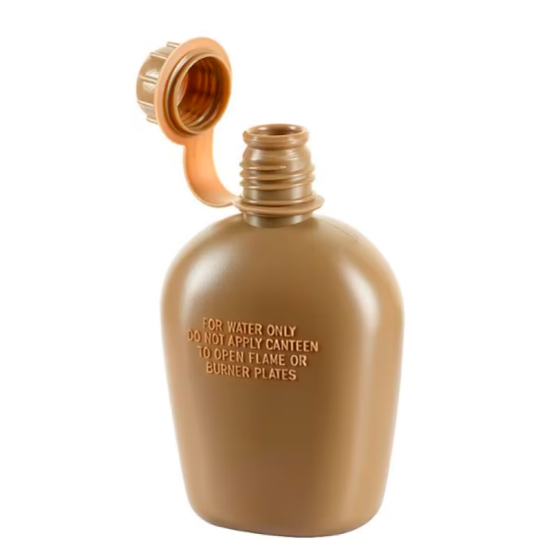 Atkārtoti uzpildāma ūdens pudele - M-Tac water bottle 1 L - Coyote Brown