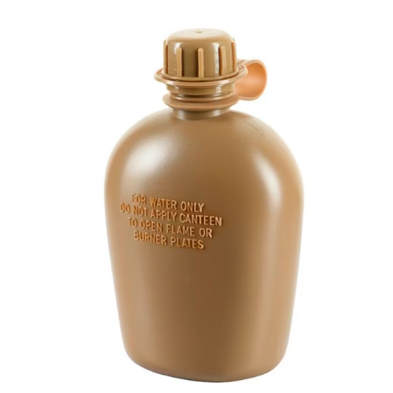 Atkārtoti uzpildāma ūdens pudele - M-Tac water bottle 1 L - Coyote Brown