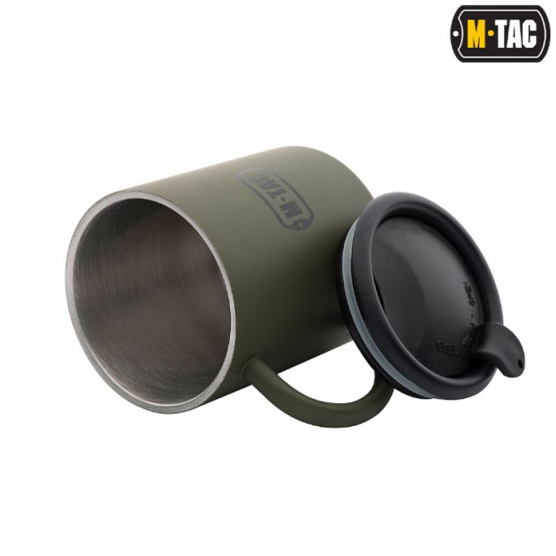 Termokrūze - M-Tac 280 ml Insulated Mug with a lid