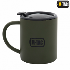 Termokrūze - M-Tac 280 ml Insulated Mug - Ar vāciņu