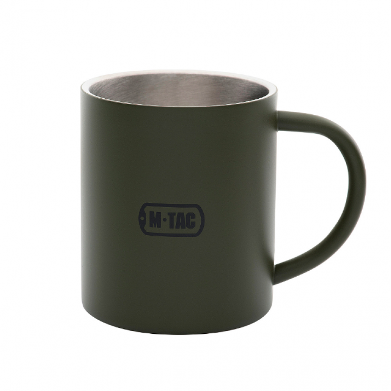 Termokrūze - M-Tac 250 ml Insulated Mug - Olive