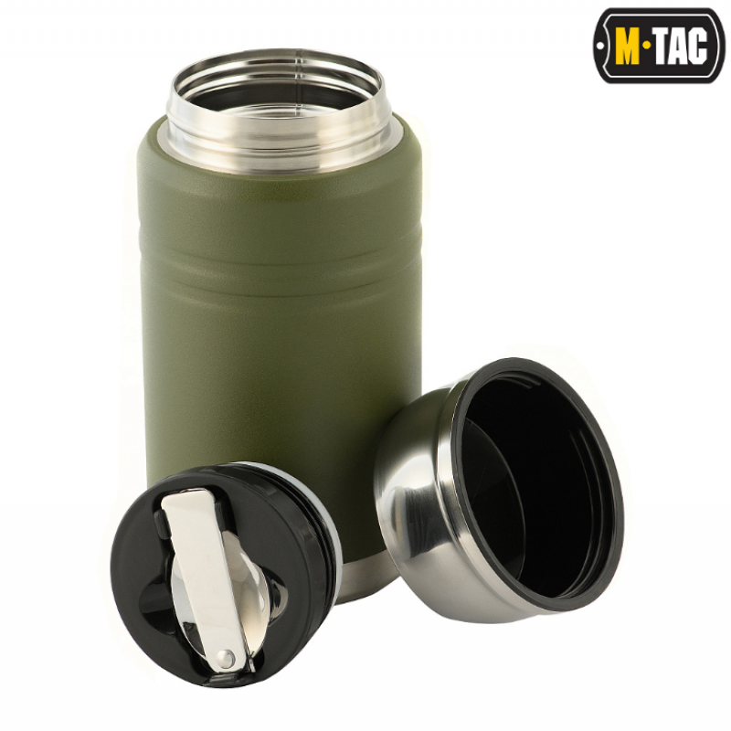 Termoss ēdienam M-Tac Stainless 750 ml Thermos with folding spoon