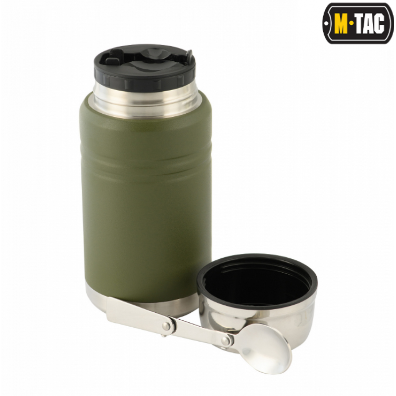 Termoss ēdienam M-Tac Stainless 750 ml Thermos with folding spoon