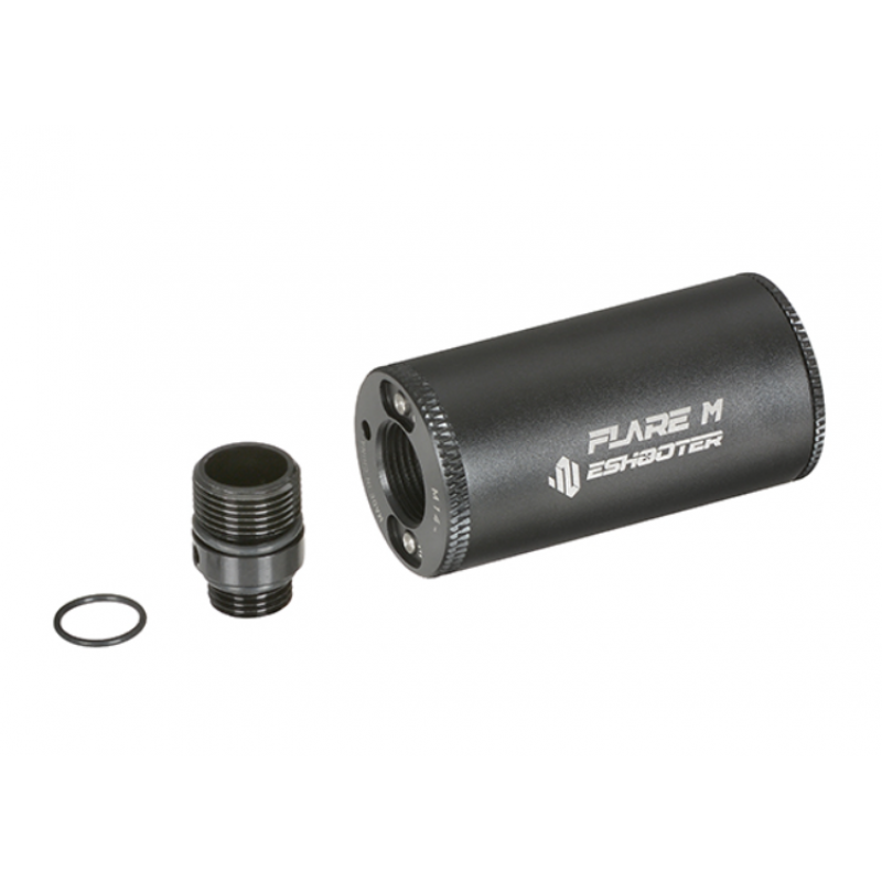 Airsoft Tracer - Flare M Tracer Unit with Flame Effect - Eshooter - Black