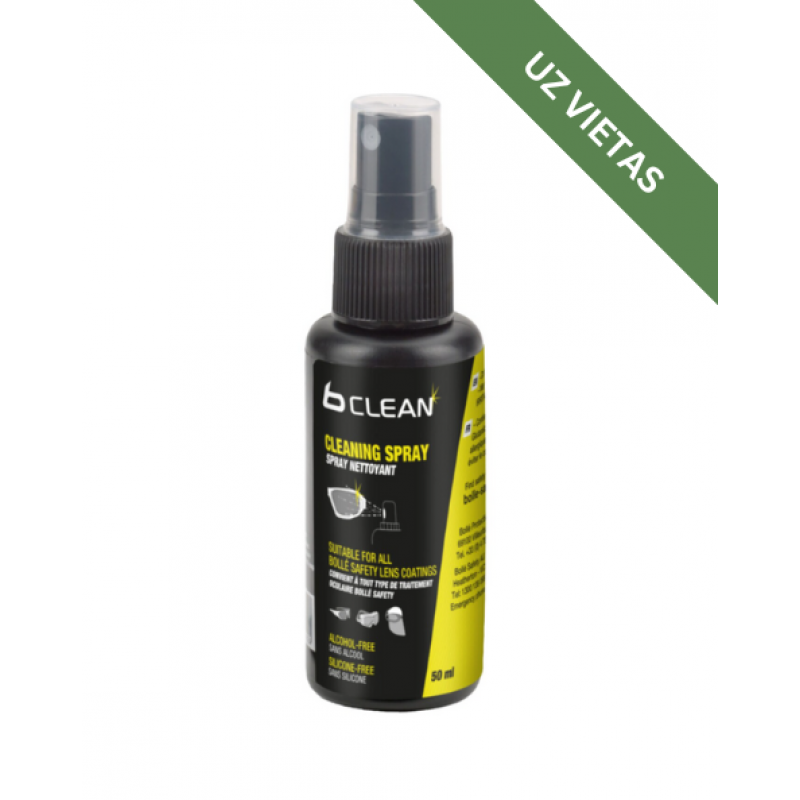 Aizsargbriļļu kopšanas līdzeklis - Bolle B-Clean B412 lens cleaning fluid - 50 ml