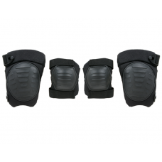 Aizsarglīdzekļu komplekts elkoņiem un ceļiem - Military Knee/ Elbow Pad Set - Black 