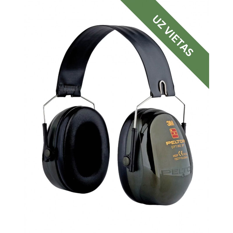 Prettrokšņa Austiņas -  3M Peltor Optime II Pasive Hearing Protectors - Green